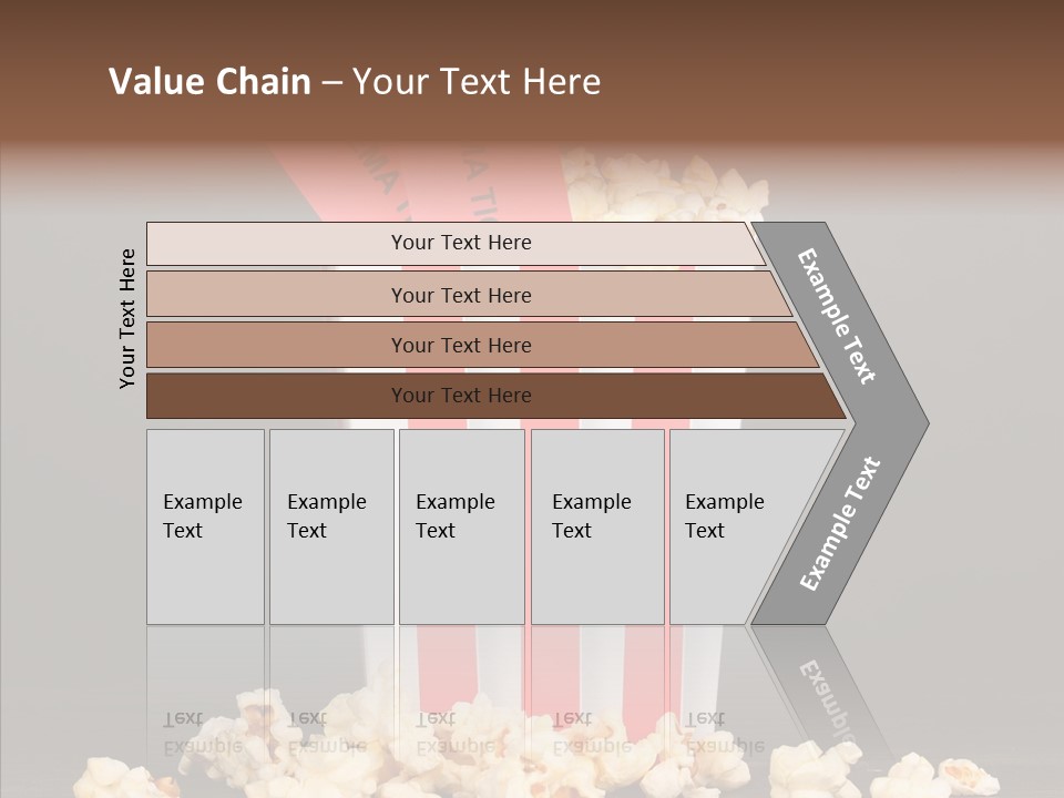 Treat White Cooked PowerPoint Template