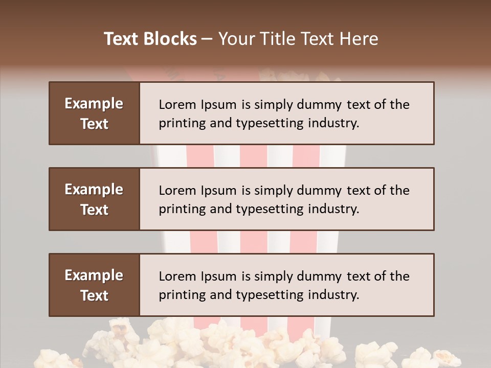 Treat White Cooked PowerPoint Template