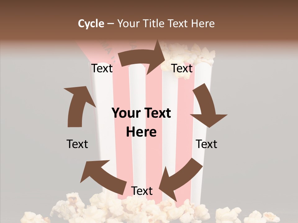 Treat White Cooked PowerPoint Template