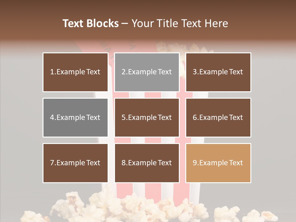 Treat White Cooked PowerPoint Template