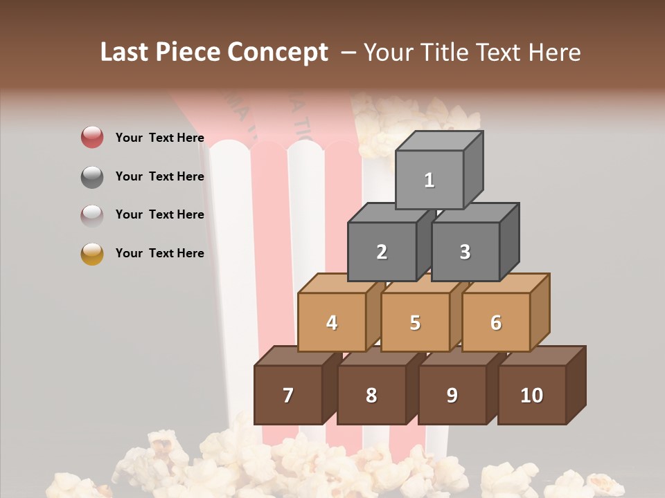 Treat White Cooked PowerPoint Template