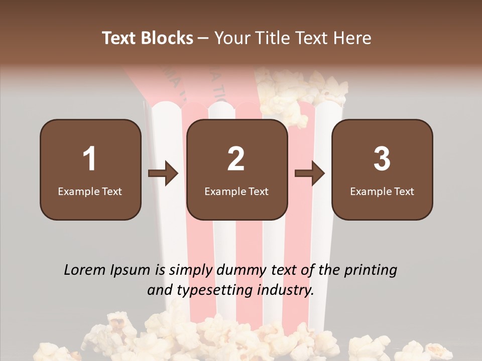 Treat White Cooked PowerPoint Template
