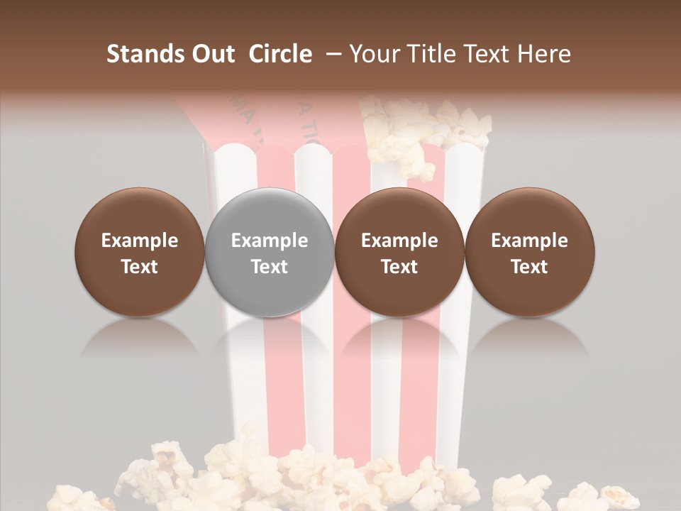 Treat White Cooked PowerPoint Template