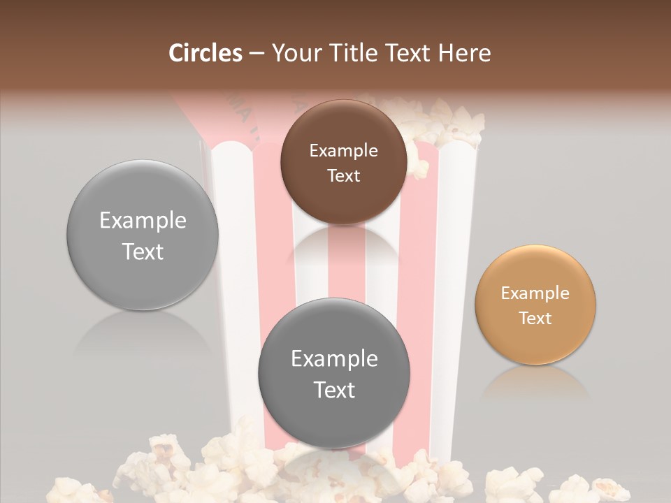 Treat White Cooked PowerPoint Template