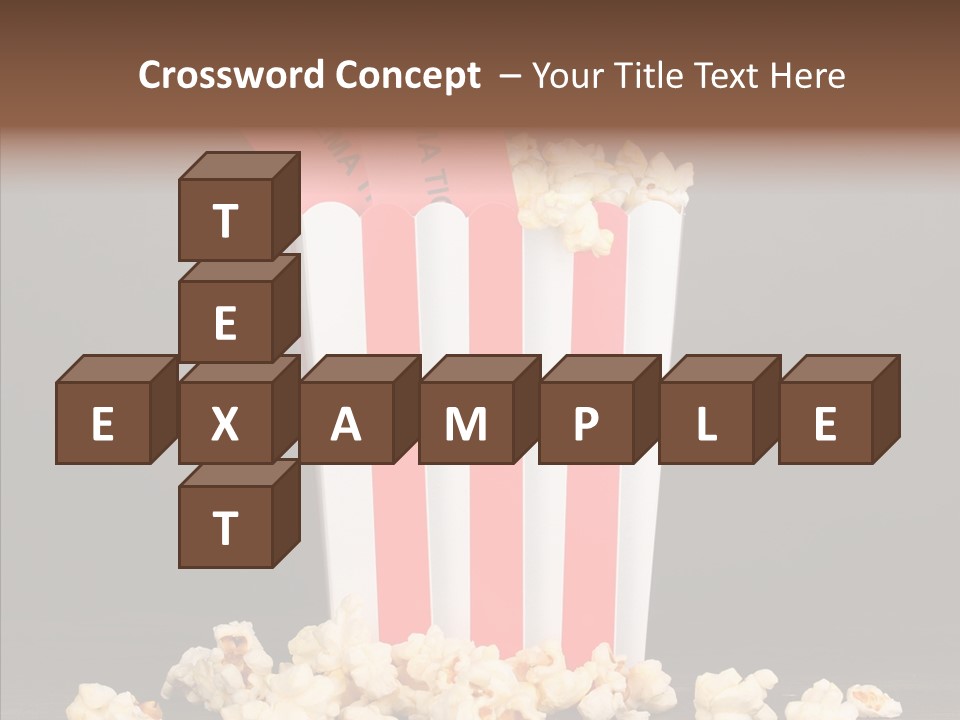 Treat White Cooked PowerPoint Template