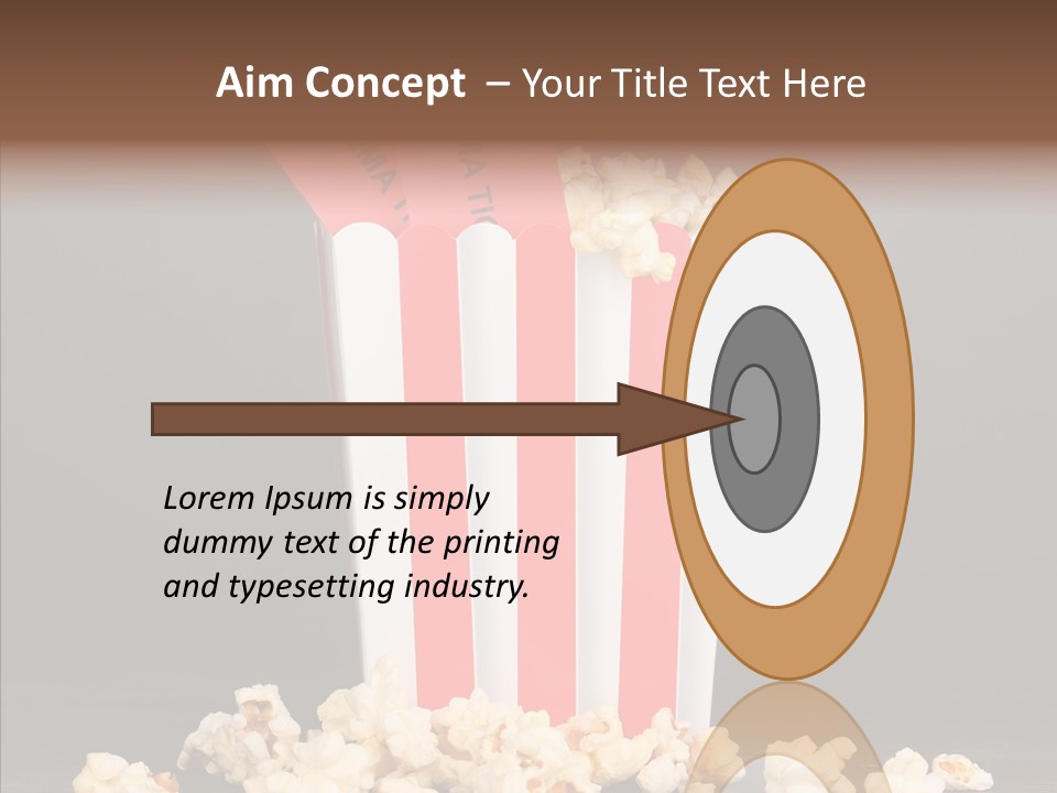 Treat White Cooked PowerPoint Template