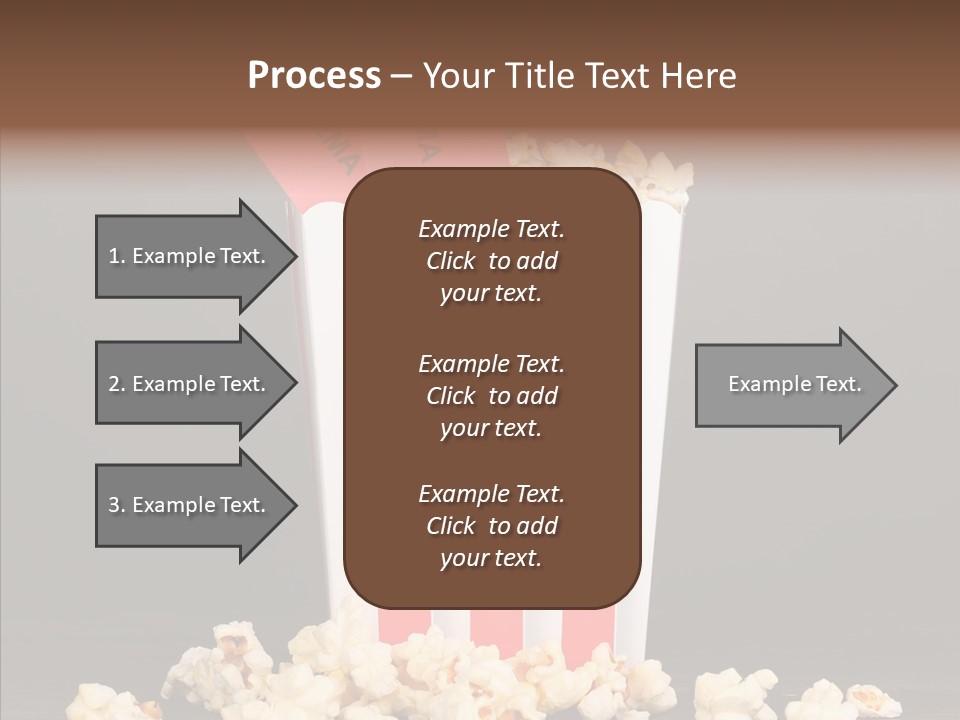Treat White Cooked PowerPoint Template