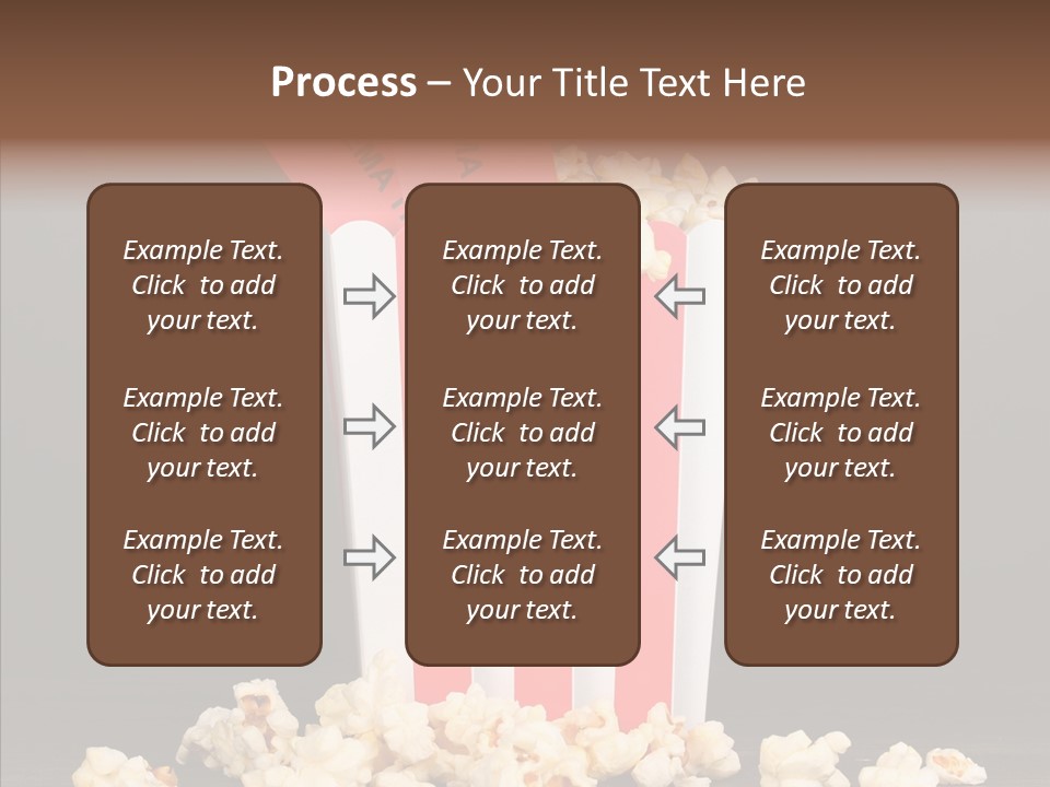 Treat White Cooked PowerPoint Template