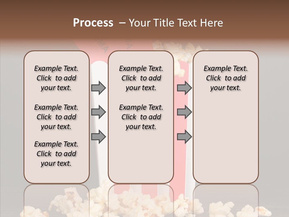 Treat White Cooked PowerPoint Template