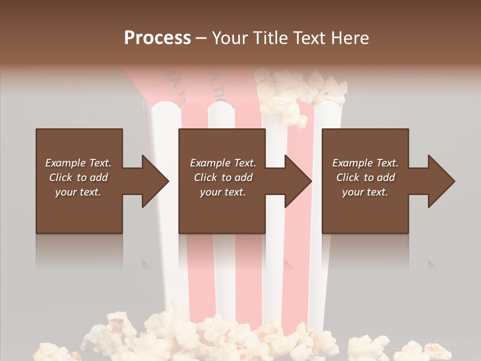 Treat White Cooked PowerPoint Template
