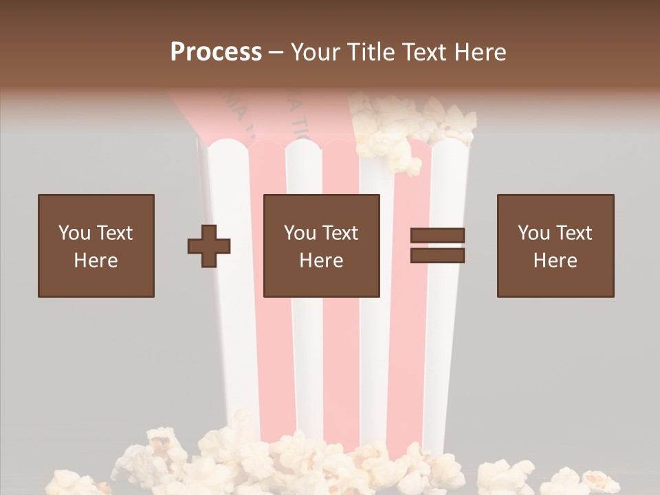 Treat White Cooked PowerPoint Template