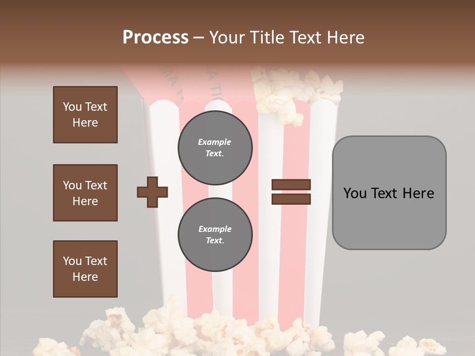 Treat White Cooked PowerPoint Template