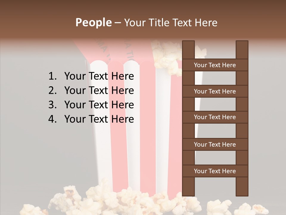 Treat White Cooked PowerPoint Template