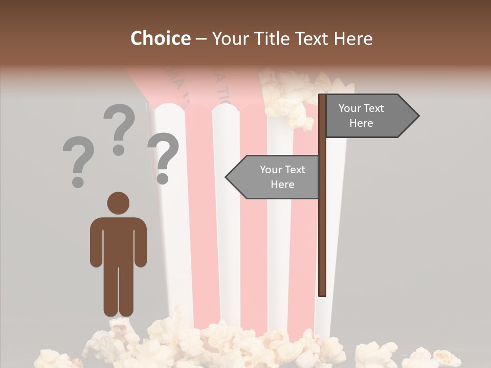 Treat White Cooked PowerPoint Template