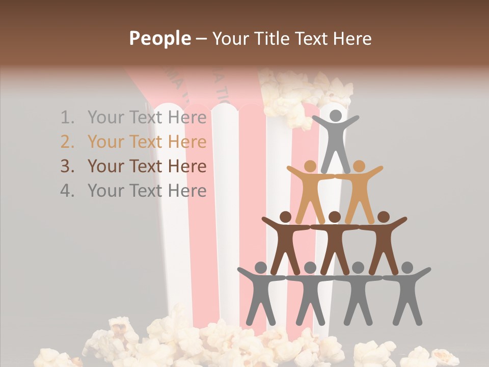 Treat White Cooked PowerPoint Template