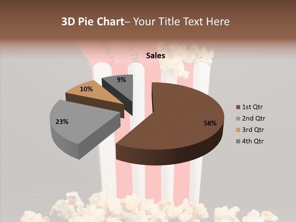 Treat White Cooked PowerPoint Template