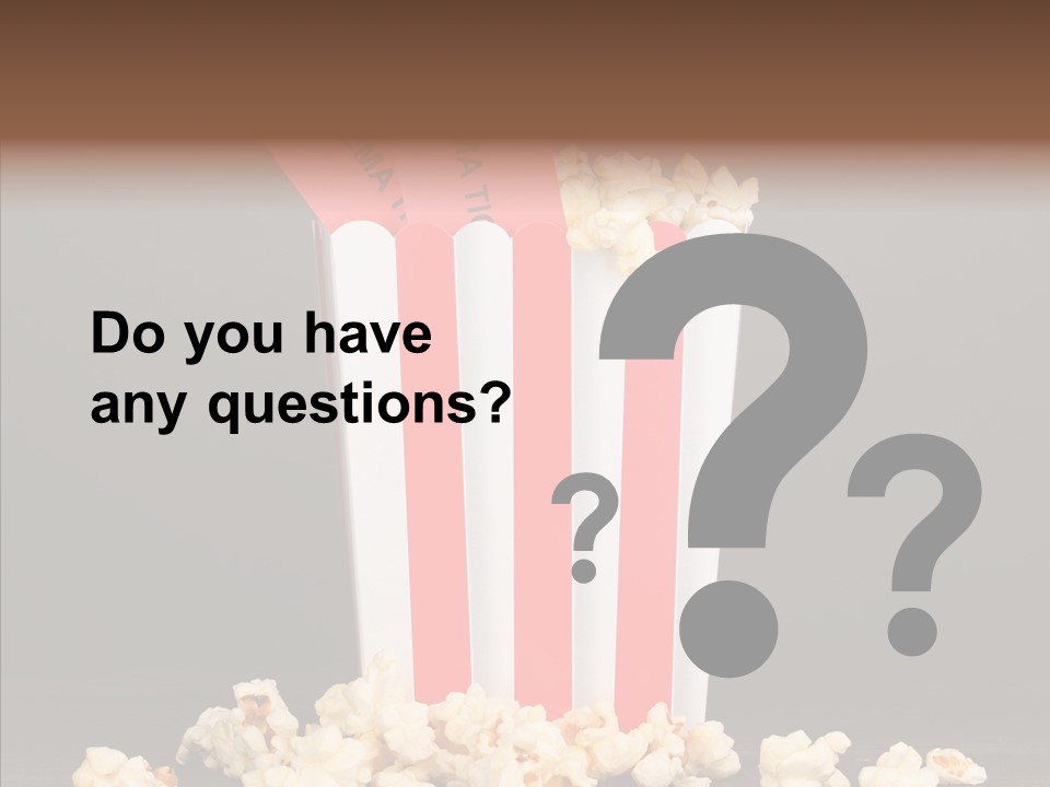 Treat White Cooked PowerPoint Template