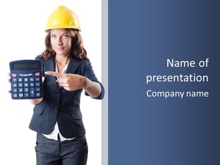 Job Finished Isolated PowerPoint Template