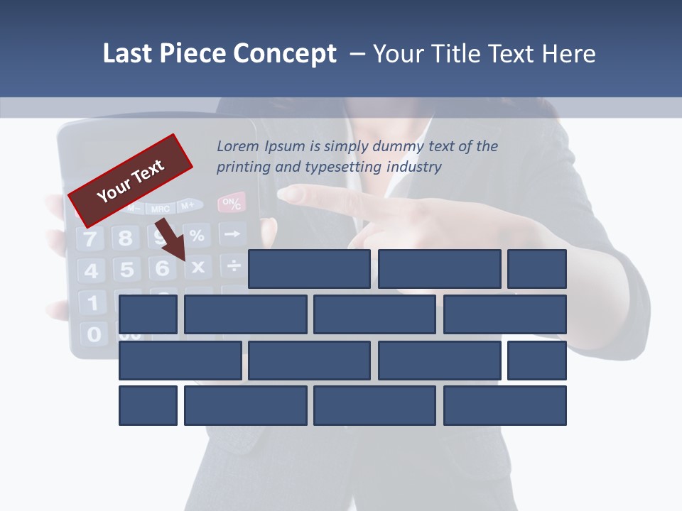 Job Finished Isolated PowerPoint Template