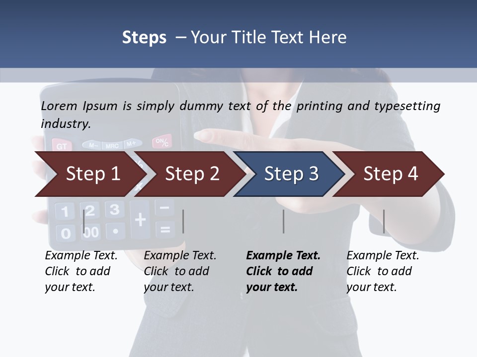 Job Finished Isolated PowerPoint Template