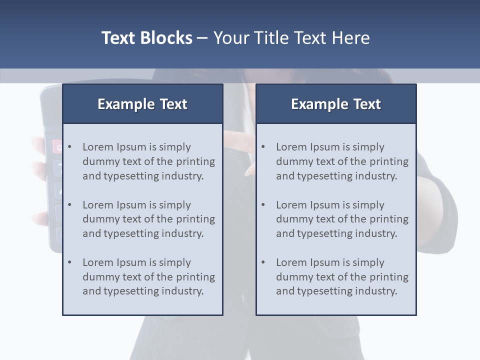 Job Finished Isolated PowerPoint Template