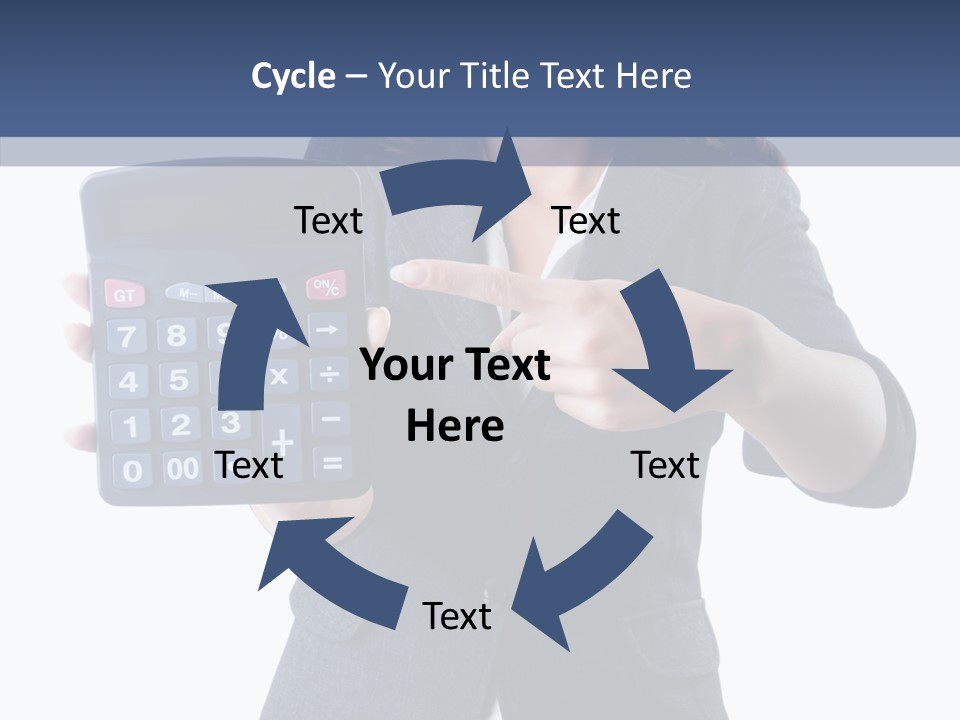 Job Finished Isolated PowerPoint Template