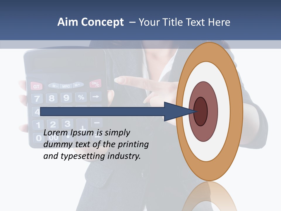 Job Finished Isolated PowerPoint Template