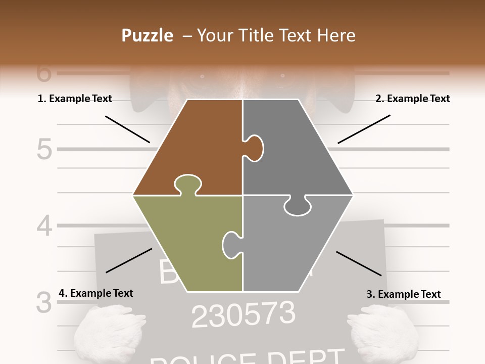 Animal Puppy Mug PowerPoint Template