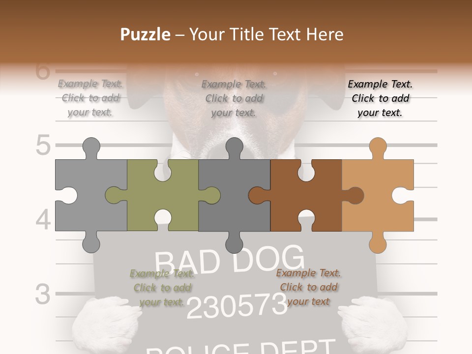 Animal Puppy Mug PowerPoint Template