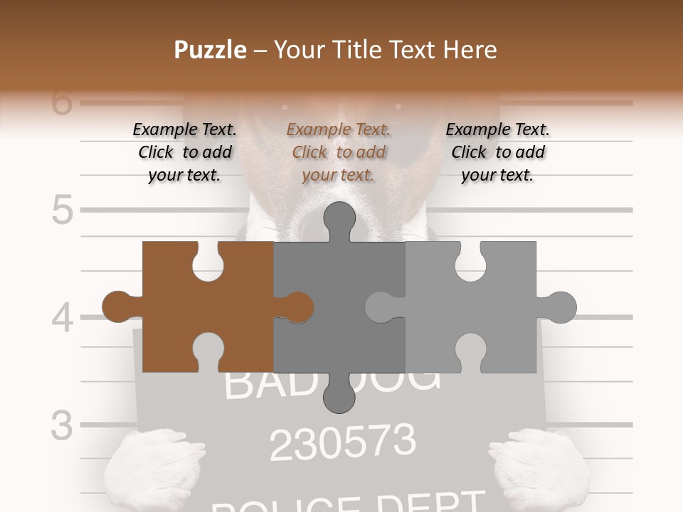 Animal Puppy Mug PowerPoint Template