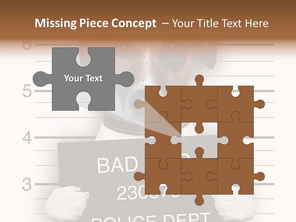 Animal Puppy Mug PowerPoint Template