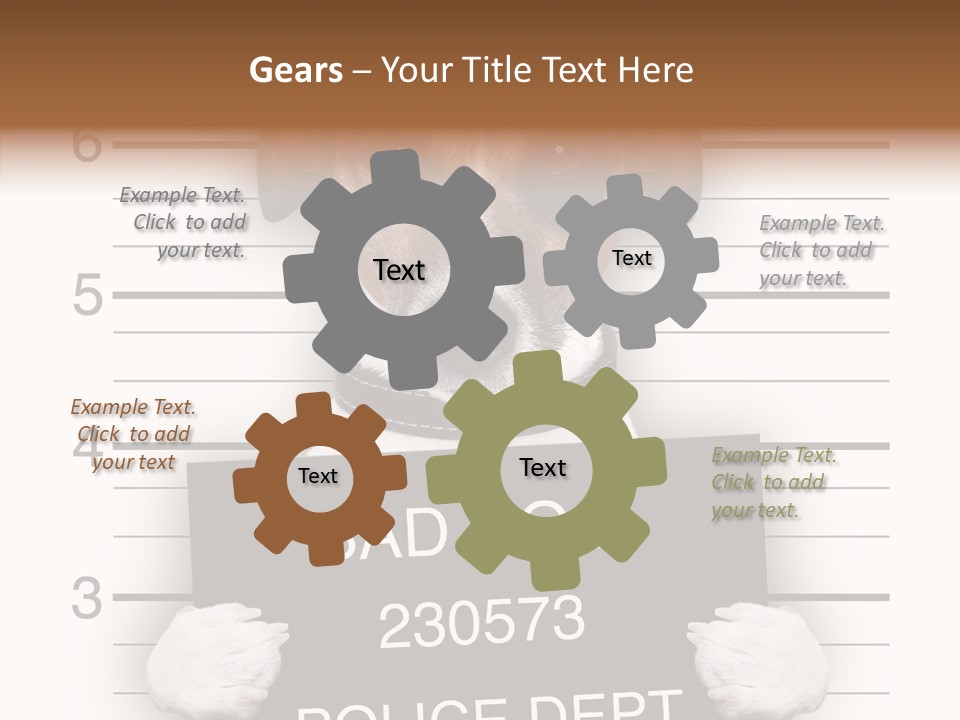 Animal Puppy Mug PowerPoint Template