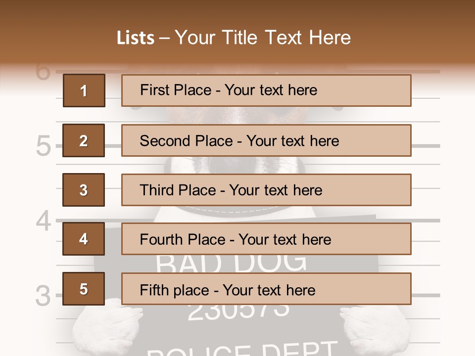 Animal Puppy Mug PowerPoint Template