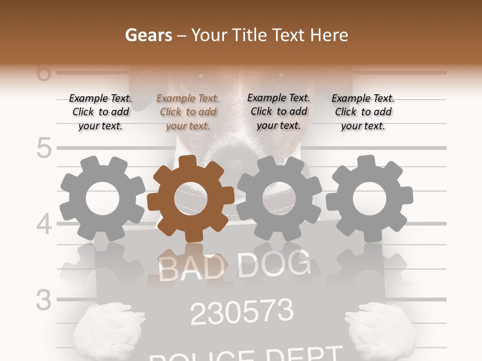 Animal Puppy Mug PowerPoint Template