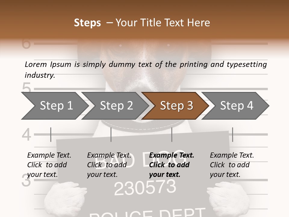 Animal Puppy Mug PowerPoint Template