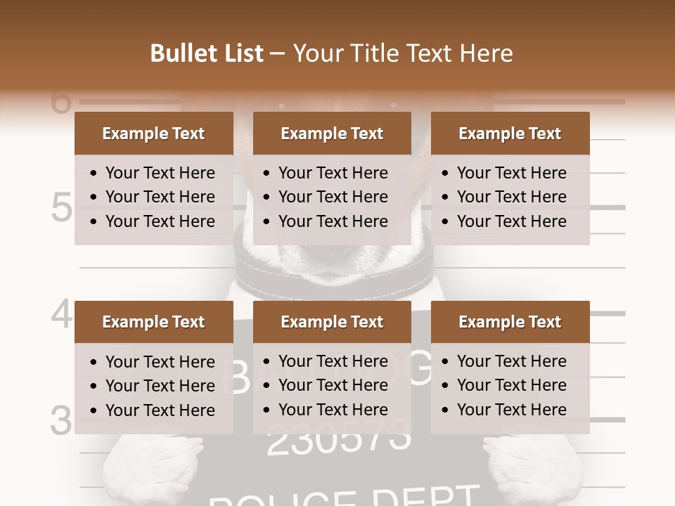 Animal Puppy Mug PowerPoint Template