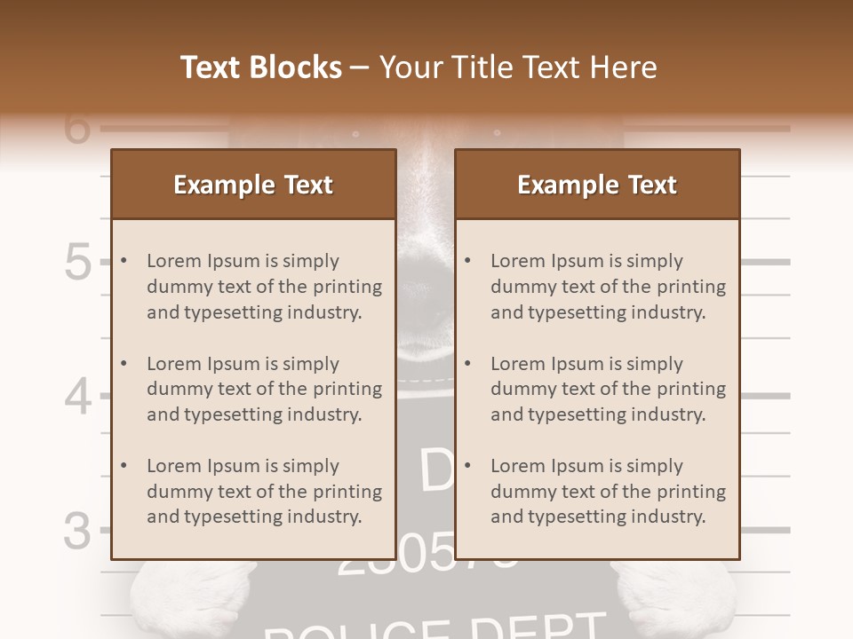 Animal Puppy Mug PowerPoint Template