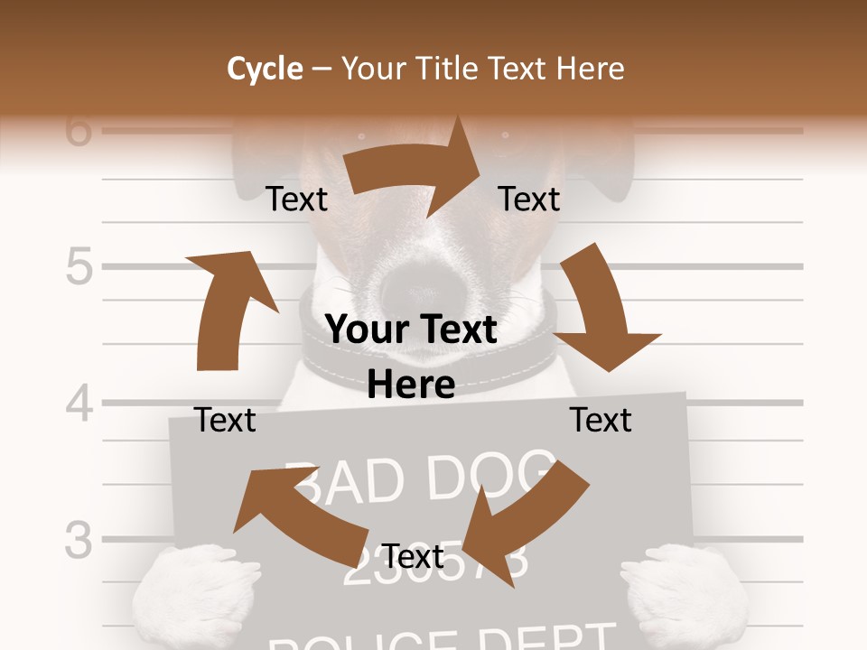 Animal Puppy Mug PowerPoint Template