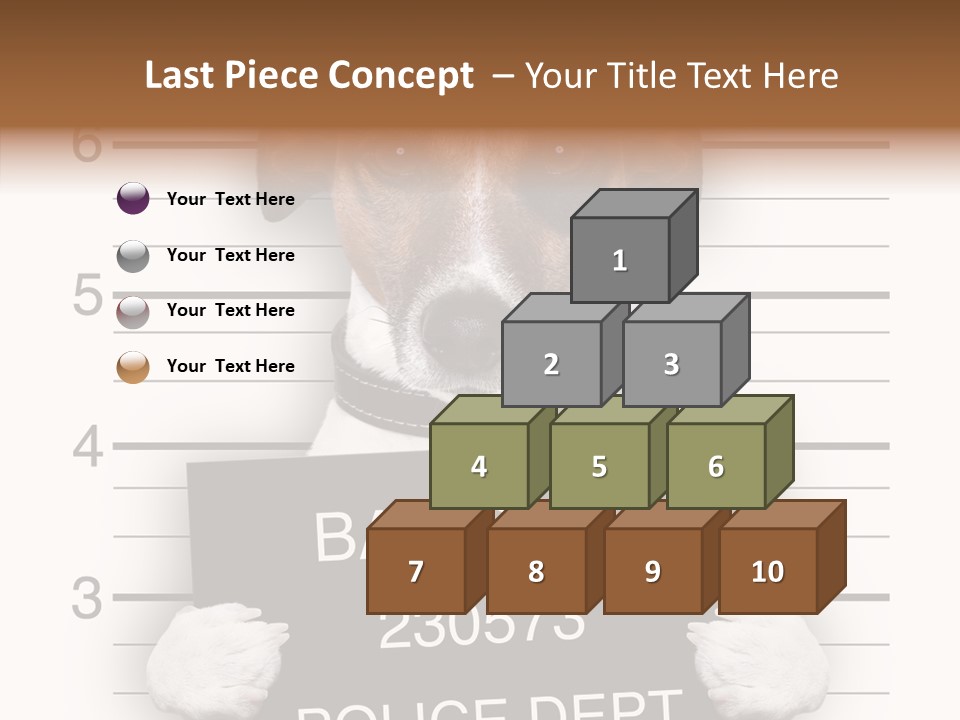 Animal Puppy Mug PowerPoint Template