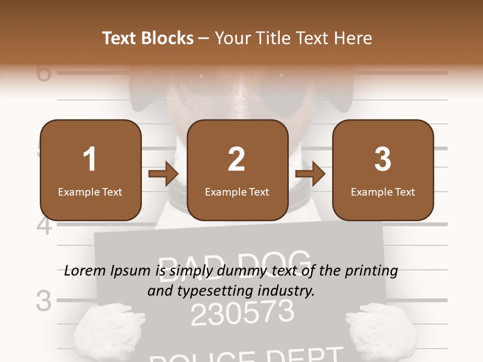 Animal Puppy Mug PowerPoint Template