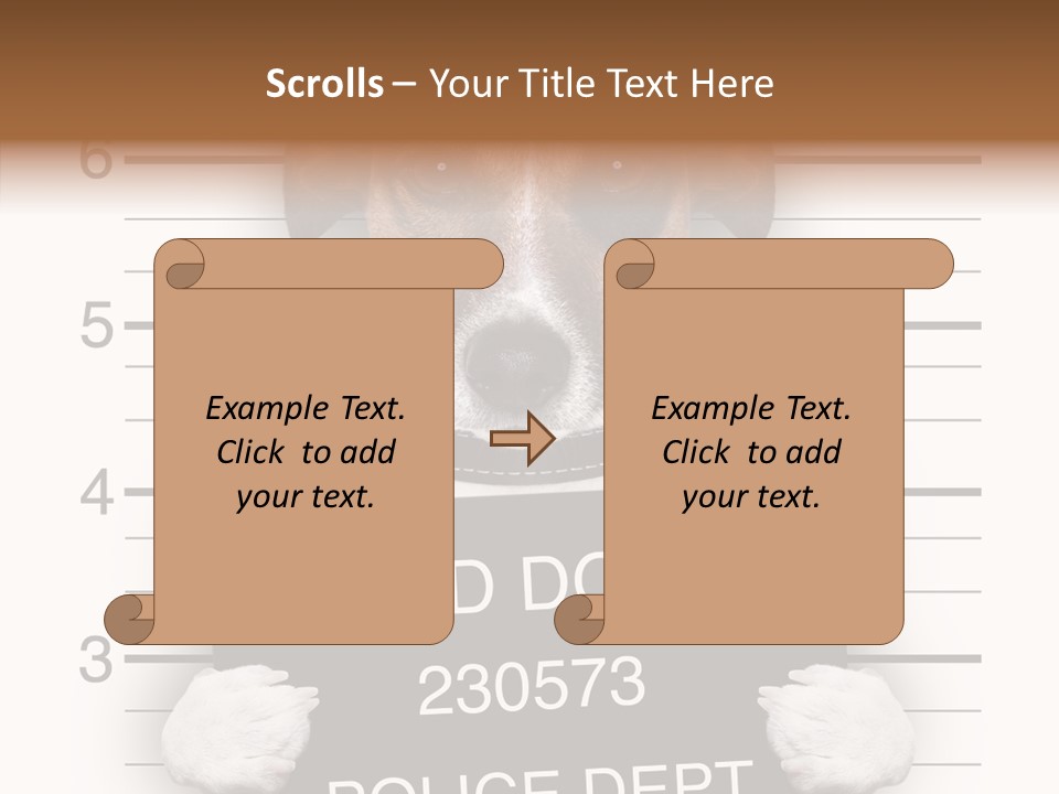 Animal Puppy Mug PowerPoint Template