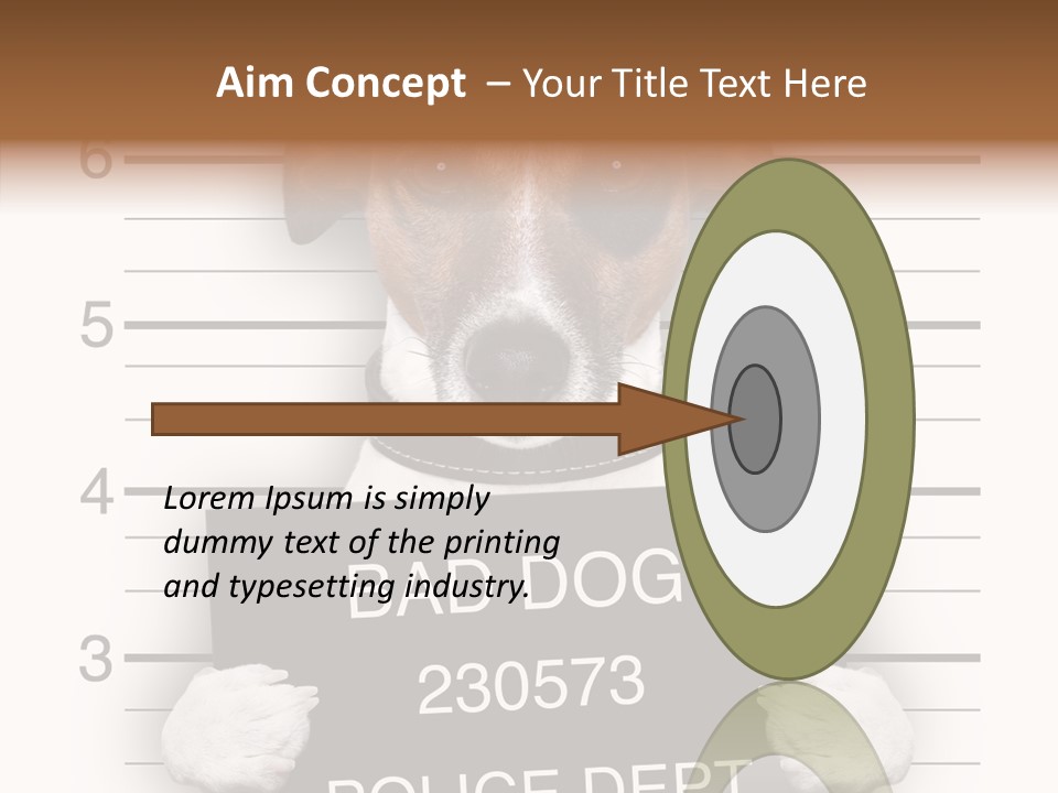 Animal Puppy Mug PowerPoint Template