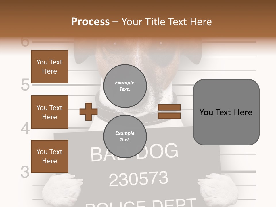 Animal Puppy Mug PowerPoint Template