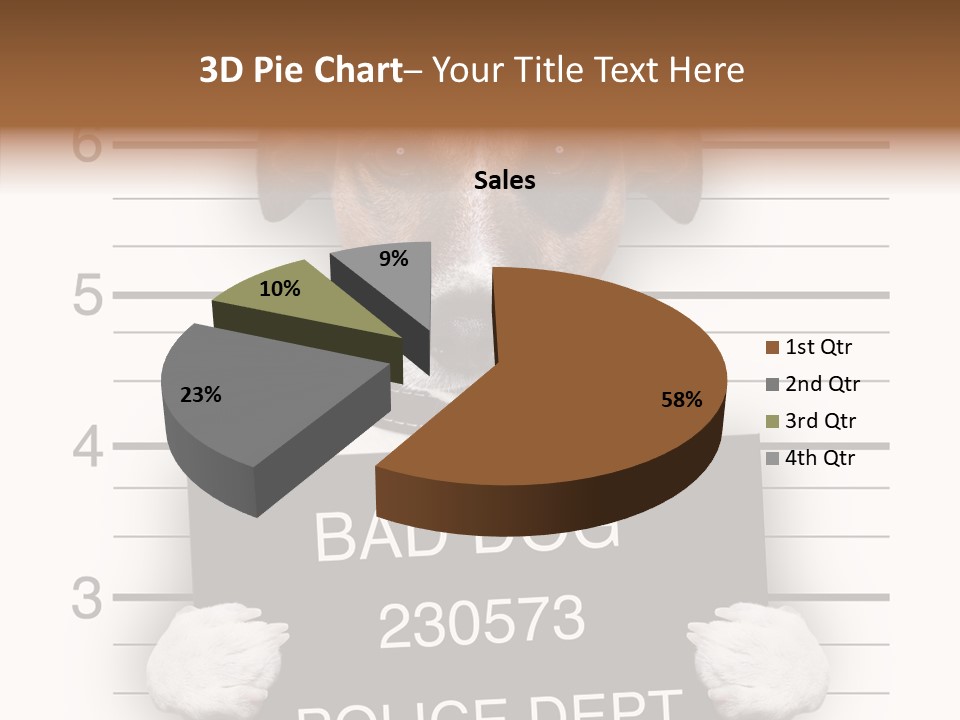 Animal Puppy Mug PowerPoint Template