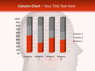 Wordcloud Illustration Cognitive PowerPoint Template