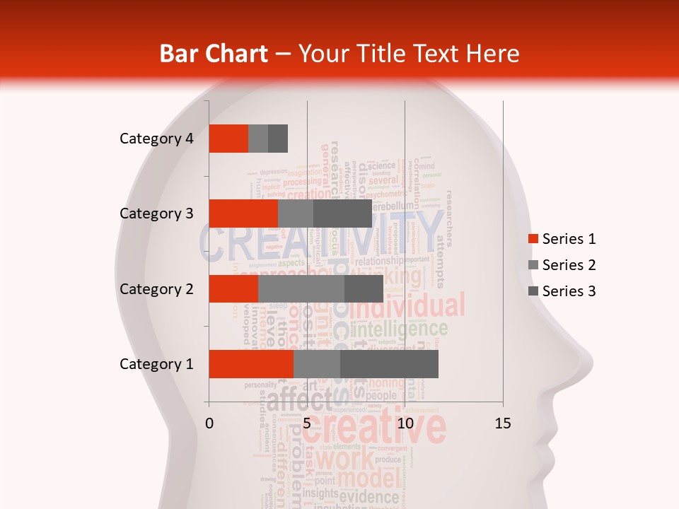 Wordcloud Illustration Cognitive PowerPoint Template
