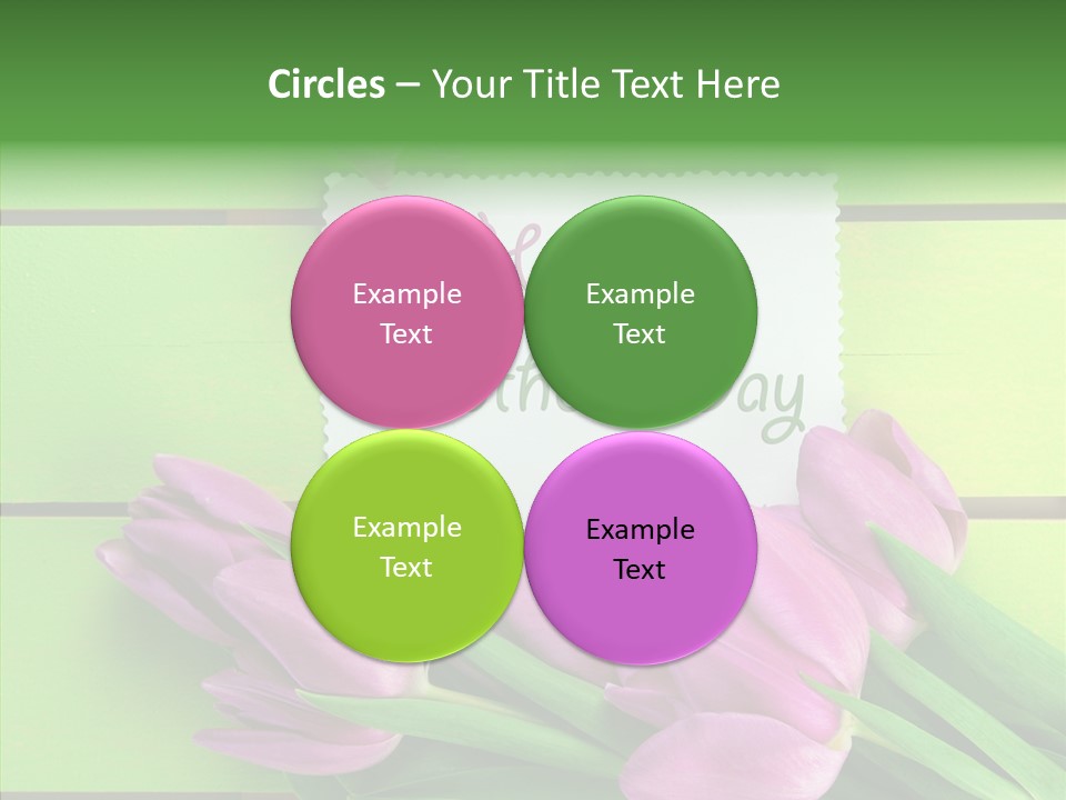 Celebration Leaves Bloom PowerPoint Template