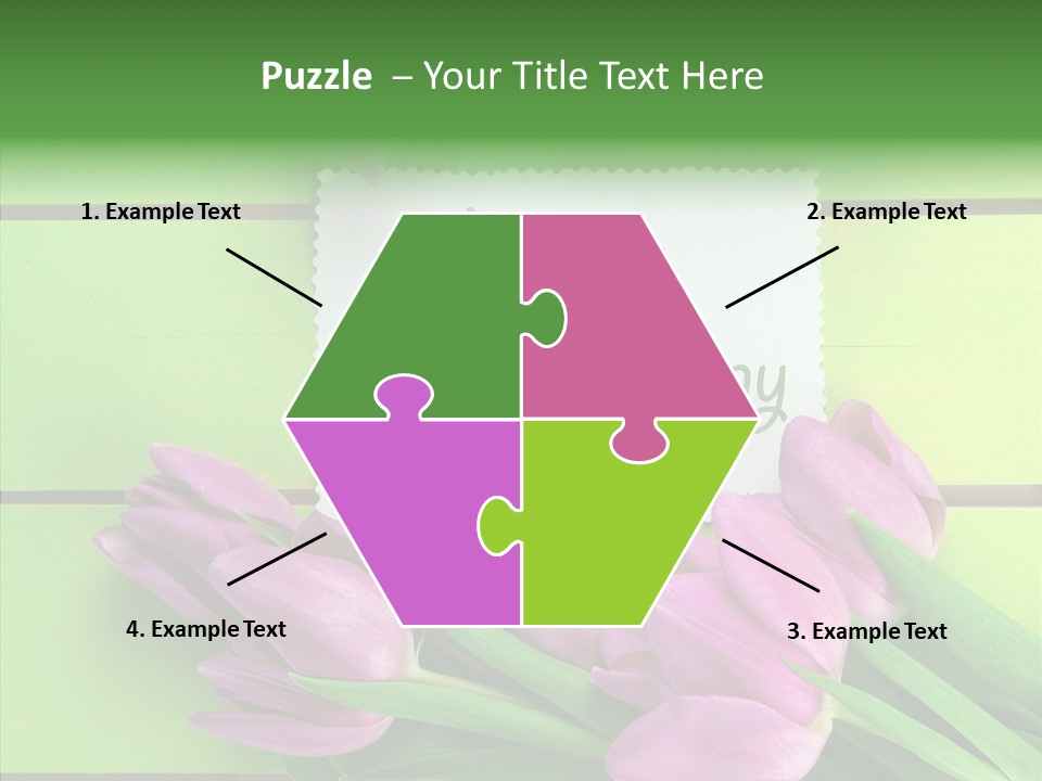 Celebration Leaves Bloom PowerPoint Template