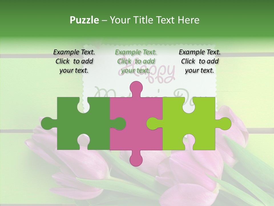 Celebration Leaves Bloom PowerPoint Template