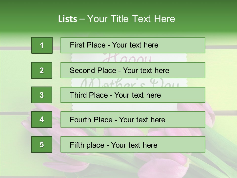Celebration Leaves Bloom PowerPoint Template